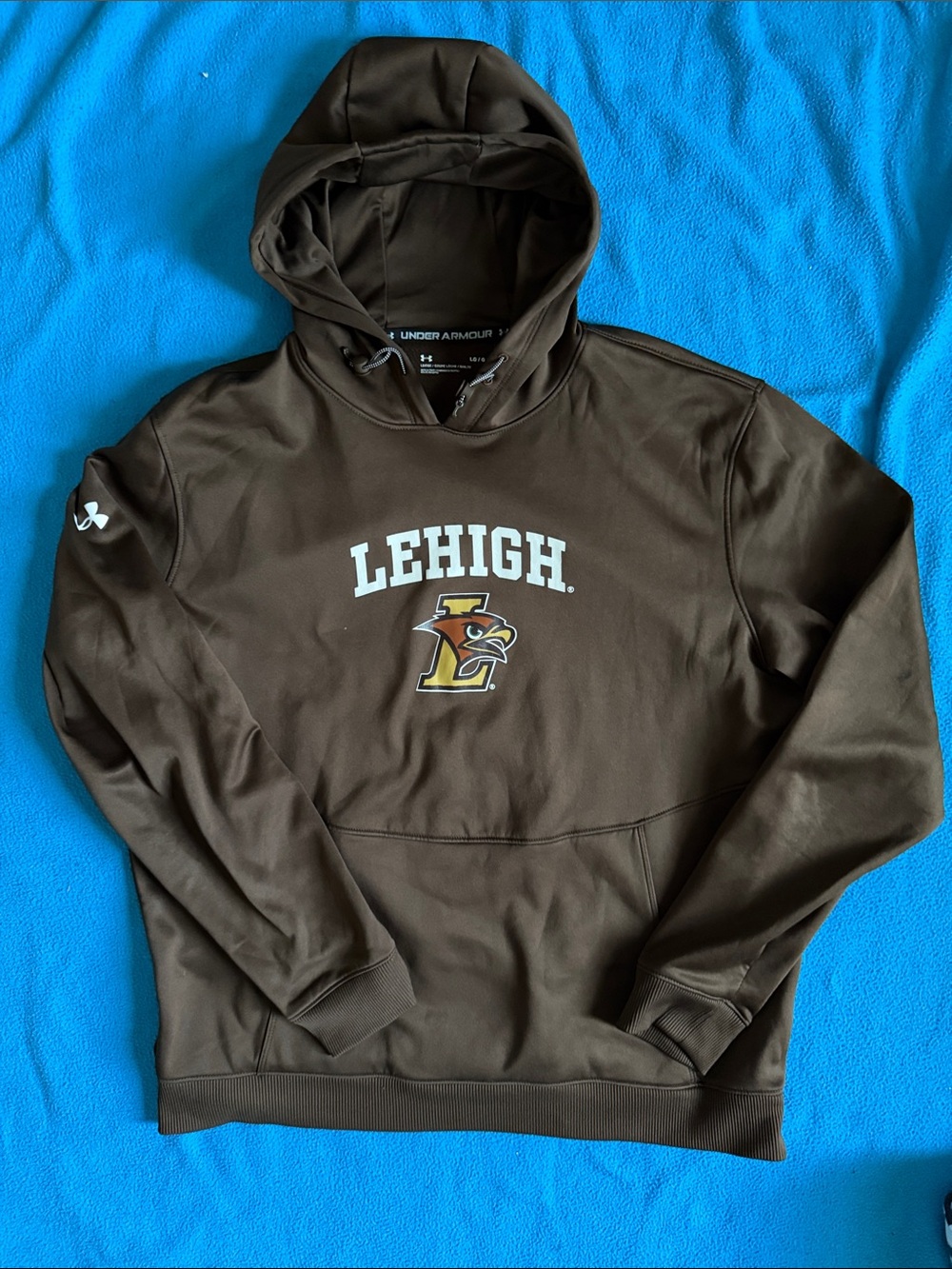 Under Armour Brown Lehigh Crewneck Hoodie